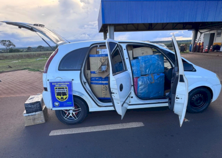 Em ocorrências distintas, polícia apreende contrabando e causa prejuízo de R$ 524 mil