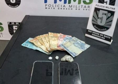 Dupla é presa por tráfico de drogas durante patrulhamento