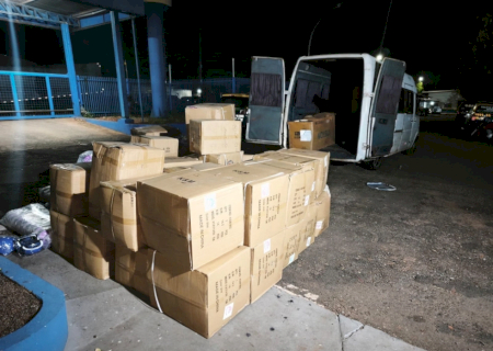 Produtos paraguaios que seriam comercializados em Goiânia são apreendidos em MS