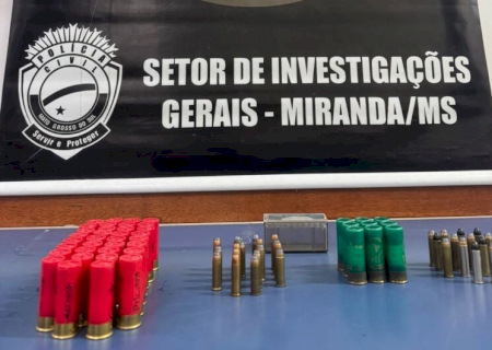 Acusado de tentativa de homicídio é preso com munições que seriam para venda