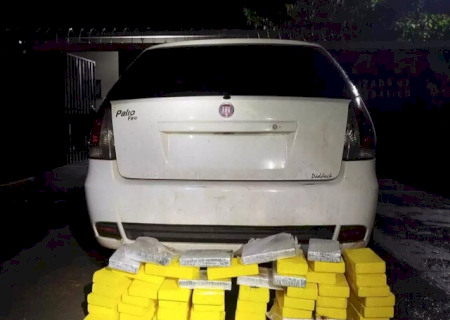 Homens são presos com R$ 4,7 milhões em tabletes de cocaína na Capital