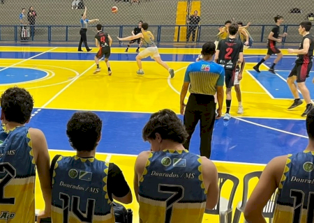 Dourados recebe finais do Estadual de Basquetebol Sub-16 e se destaca no esporte de base